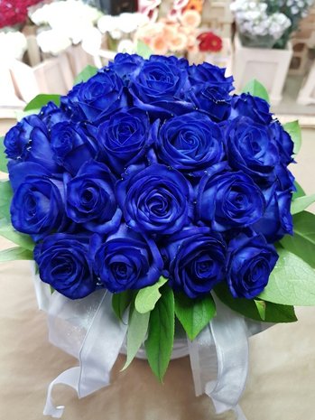 blauwe roos